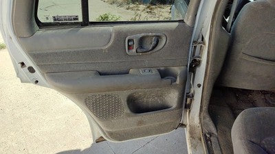 1998-03 S10 Blazer Driver Left Rear Door Trim Panel With Switches Back Gray 92H