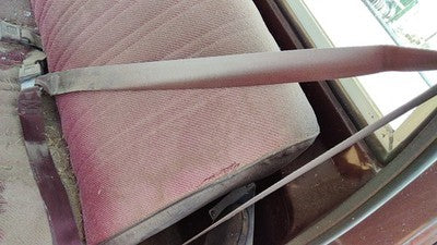 1983 Gmc Sierra C3500 Driver Left Front Seat Belt Retractor Oem Shoulder Red