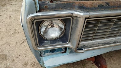 73-78 Chevy C10 Passenger Right Headlight Trim Surround Panel Oem Door 376628