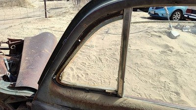 53 Bel Air 150 Sedan Passenger Right Front Vent Window Small Door Glass Wh Frame