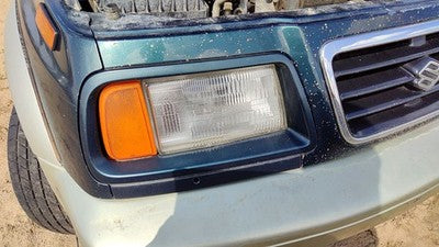 96-97 Suzuki Sidekick Passenger Right Headlight Trim Surround Panel Green Sort