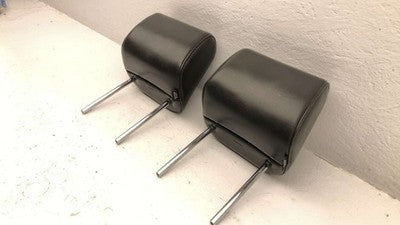 2005-2007 Nissan Titan Right Left Pair Front Seat Head Rest Leather Armada