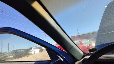 1989 Olds Cutlass Cierra Driver Left A Pillar Trim Windshield Post Panel Blue