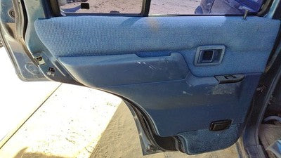 95 Nissan Pathfinder Driver Left Rear Inside Door Trim Panel Only Oem Back Blue