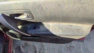 08-13 Nissan Rogue Passenger Right Front Door Trim Panel With Switches G Black