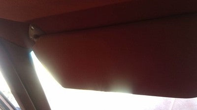 1990 Olds Eighty Eight Driver Left Sun Visor Oem Red