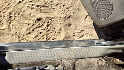 2003 Chevy Trail Blazer Driver Left Lower Kick Trim Panel Oem Gray 95D
