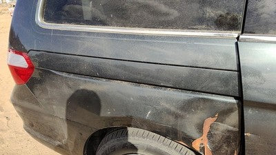 2006 Odyssey Passenger Right Sliding Door Roller Moulding On Quarter Panel Blue