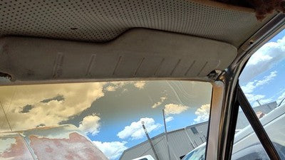 1964 Ford Thunderbird Coupe Passenger Right Sun Visor Oem Blue