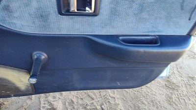 1989 Honda Civic Passenger Right Front Door Trim Panel Manual Windows Blue Sedan
