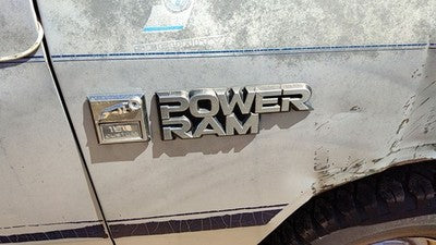 1986 Dodge Ram W150 Passenger Right Power Ram Fender Emblem Badge Oem