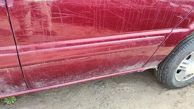 Chevy Venture Driver Left Rear Moulding From Door Oem Back Trim Strip Red 72U