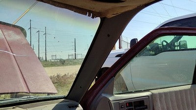1993 S10 Blazer Passenger Right A Pillar Trim Windshield Post Panel Oem Gray