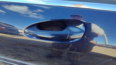 2008-2014 Mercedes C300 Driver Left Rear Outside Door Handle Back Lunar Blue 890