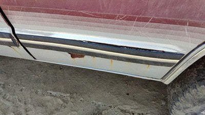 1993 S10 Blazer Driver Left Rear Moulding From Door Oem Back Trim Strip