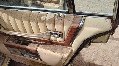 1980 Cadillac Deville Passenger Right Rear Door Trim Panel With Switches Back