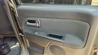 07-12 Canyon Passenger Right Rear Door Trim Panel With Switches Back Ebony 19J