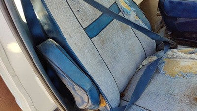 1996 Ford F350 Passenger Right Front Seat Belt Retractor Oem Shoulder Blue