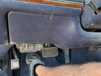 94 Lincoln Town Car Lower Dash Under Column Knee Bolster Trim Panel Oem Blue Dp