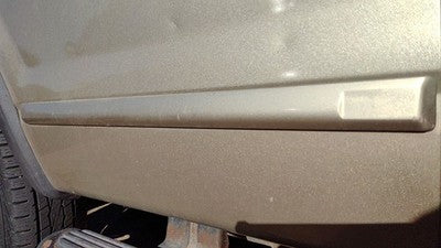 02-10 Explorer Passenger Right Rear Moulding From Door Back Trim B2 Harvest Gold
