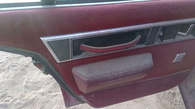 1990 Olds Eighty Eight Driver Left Rear Inside Door Trim Panel Only Oem Back Red