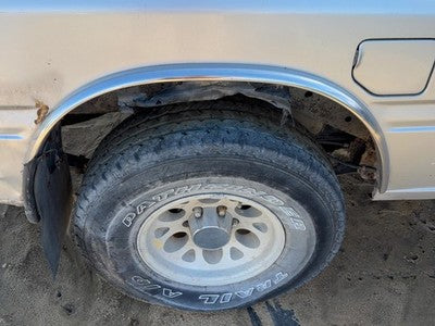 1991 Isuzu Pup Passenger Right Rear Wheel Flare Moulding Oem Back Silver