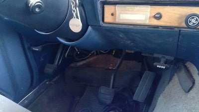 1989 Chevy G20 Van Lower Dash Under Column Knee Bolster Trim Panel Oem Blue