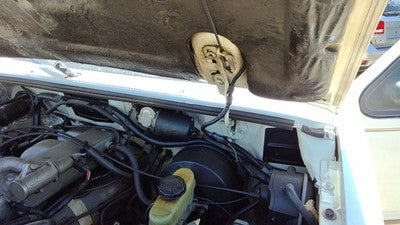 1993-1994 Ford Explorer Driver Left Hood Hinge Assembly Oem White F87z16796ba