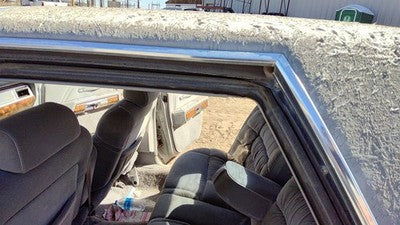 1985 Mercury Grand Marquis Driver Left Rear Chrome Trim Moulding Around Door