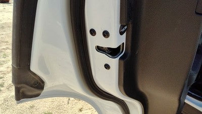 11-19 Police Interceptor Driver Left Rear Door Latch With Rods/Cables Back