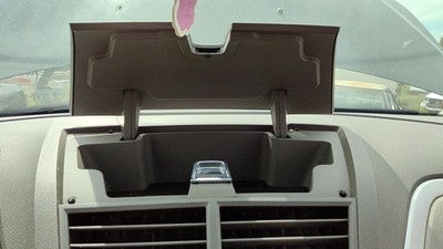 2009 2010 Chevy Traverse Upper Dash Cubby Oem Gray