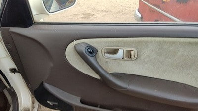1993 Infinity G20 Passenger Right Front Door Trim Panel With Switches Brown