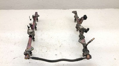 2004-15 Nissan Titan Complete Fuel Rail With Injectors Set Loaded Oem 166007s00a