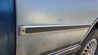 1989 Olds Cutlass Cierra Driver Left Rear Upper Moulding On Quarter Panel Oem