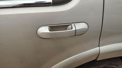2003-05 Lincoln Aviator Driver Left Rear Outside Door Handle Oem Back Silver Jp
