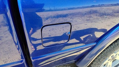1998-2011 Ford Ranger Fuel Tank Door With Hinge Gas Lid Oem Filler Blue Sn
