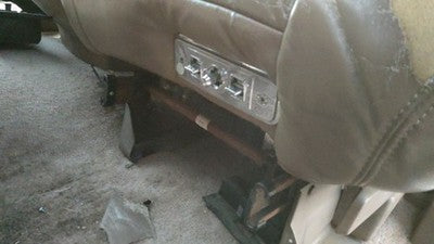 1994 Chevy Suburban Driver Left Power Seat Track With Motors Only Oem