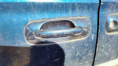 2001-2007 Dodge Caravan Passenger Right Rear Outside Door Handle Oem Back Blue