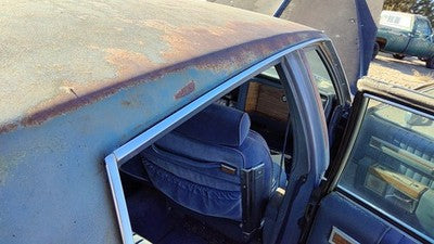 1984 Deville Sedan Passenger Right Drip Rail Molding Chrome Trim Above Doors Oem