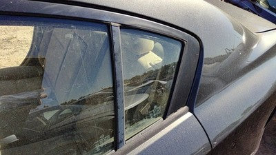 2010-2013 Mazda 3 Driver Left Rear Vent Window Back Door Glass With Frame Oem