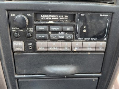 1990-1991 Subaru Legacy Stock Radio Oem Factory Stereo Cd Player Soa333D171