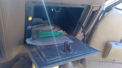 1985 Olds 88 Glove Box Assembly Complete Door With Latch Oem Tan