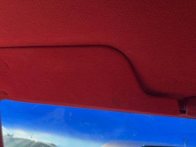1986 Olds 88 Driver Left Sun Visor Oem Red