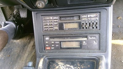 89-93 Mitsubishi Galant Vr-4 Trim Bezel Around Radio Surround Dash Panel Black