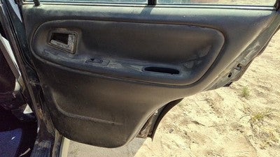 97 Suzuki Sidekick Passenger Right Rear Door Trim Panel With Switches Back Gray