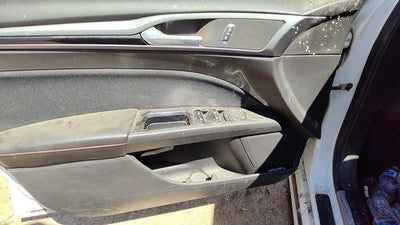 13-14 Fusion Driver Left Front Door Trim Panel With Master Switch Charcoal Dw