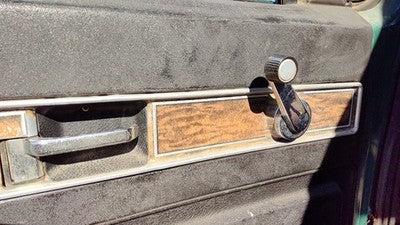 1976 Silverado C10 Driver Left Front Door Trim Panel Paed Black