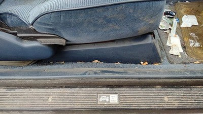 1989 Olds Cutlass Calais Passenger Right Side Seat Trim Panel Oem Blue