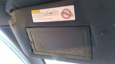 1991 Chevy Caprice Driver Left Sun Visor Oem Blue
