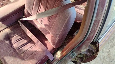 1998 Buick Lesabre Driver Left Front Seat Belt Retractor Oem Shoulder Red